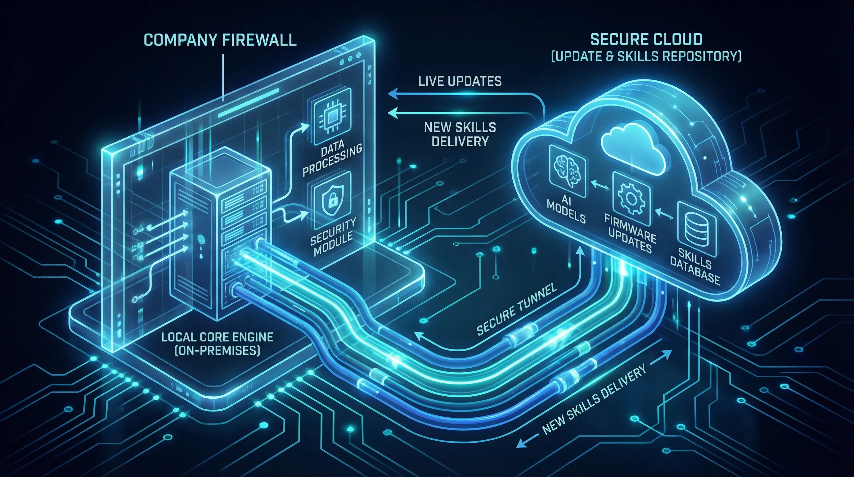 TokenBase 混合部署架构